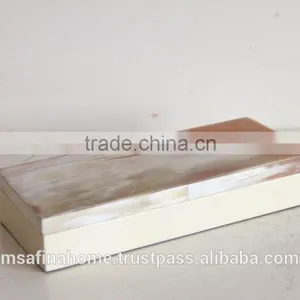 Rectangle White Horn Lacquer Box thumbnail-1