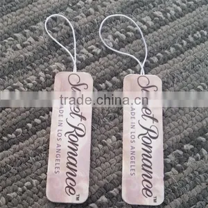 2017 High Quality Custom White Cardboard Paper Hang Tags for Garments thumbnail-3
