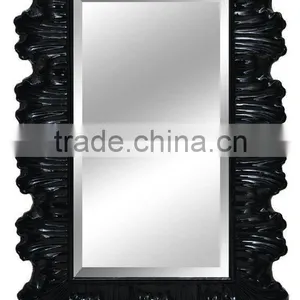 High Quality Antique Design Royal Hotel PS Plastic Frame Bathroom Decor Mirror thumbnail-1