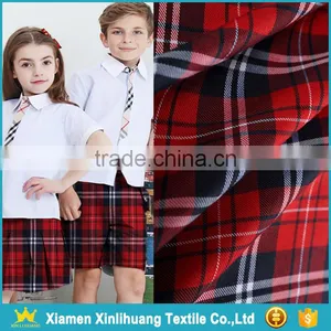 New Item Yarn Dyed 100% Cotton Checked Fabric for School Uniform thumbnail-1