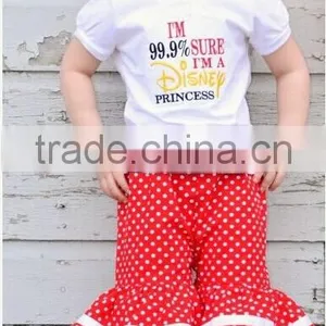 China Wholesale Casual Baby Girls Cotton Shorts Solid Color Cotton Ruffle Short For Kids Girls thumbnail-1