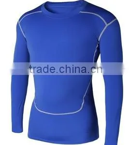 Wholesale Customized Mens Blank Compression Shirt for Sale thumbnail-1
