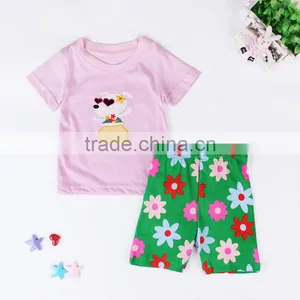 S15540A Baby Summer Cotton Pajamas Kids Cartoon Sleepwear thumbnail-2