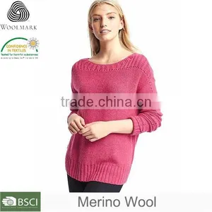 Women Sweater Wholesale Cotton V-neck Sweater thumbnail-4