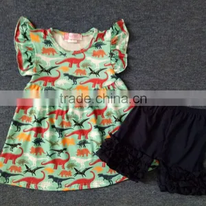 Bulk Wholesale Kids Clothing Casual Girls Dresses and Pants 2pcs Set thumbnail-1