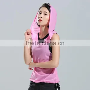 Factory Wholesale Custom Hot Sale Sleeveless Gym Vest Womens Yoga Tank thumbnail-2