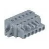 Gray 6, 18, 24 Pole MCS Female Connector SP450/SP458 With Fixing Flange thumbnail-1