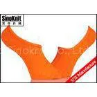 Bright Colored Orange No Show Socks Low Cut Cotton Socks for Man and Woman thumbnail-1