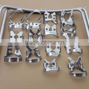 Dental Rubber Dam Kit 16 Pieces Rubber Dam Frames and Rubber Dam Clamps thumbnail-2