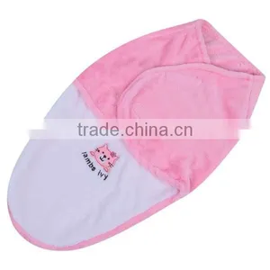 Newborn Fleece Soft Envelope Sleeping Receiving Bag Bedding Baby Blanket Swaddle thumbnail-5