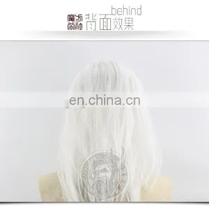 Halloween Latex Ghost Mask With White Wigs thumbnail-4