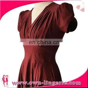 3 Colors Wholesale Black Classical Polyester Party Evening Dress thumbnail-4