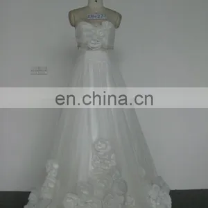 EB1279 Sweetheart Neckline Taffeta Corset Wedding Dress thumbnail-1