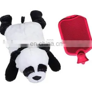 Plush Materails Panda Shape Hot Water Bottle Plush Cover thumbnail-1
