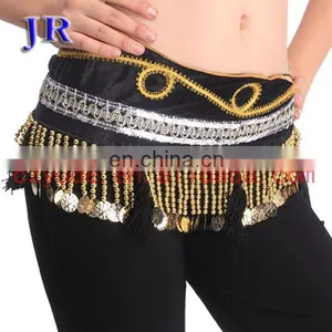 Cheap Tribal Egyptian Belly Dance Beaded Tassel Hip Scarf Y-2025# thumbnail-1