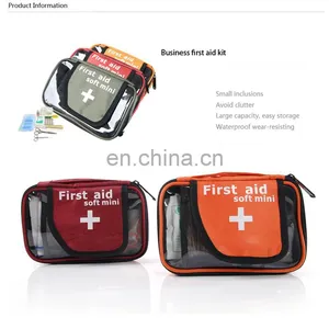 Orange Cosmetic Emergency First Aid Kit Soft Mini Medical Bag thumbnail-4