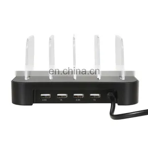 New Design 4 USB Charging Station for IPhone IPad High Mobile Phone Speed Charger thumbnail-6