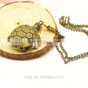 Best Things to Sell Promotional Product Tortoise Shaped Cheap Cute Anime Pocket Watch thumbnail-2