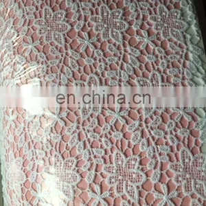 White Lace French Lace Materials India African Guipure Cotton Embroidery Lace for Wedding Dress thumbnail-1