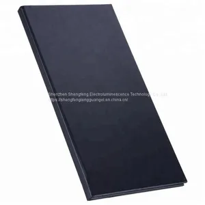 M5511 2 Pages Menu Cover Black PU Menu Holder for 5.5x11'' Papers thumbnail-2