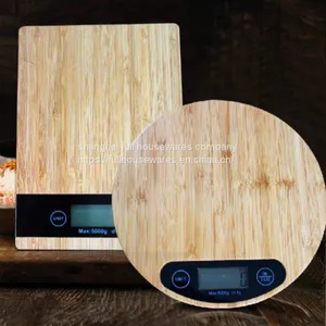 Bamboo Electronic Kitchen Scale thumbnail-1