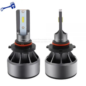 9007 HB5 6000LM CSP LED Headlight Conversion Kit, Hi/Lo Beam Headlamp, Dual Beam Head Light, Halogen Head Light Replacement, 6500K Xenon White, 1 Pair- 1 Year Warranty thumbnail-2