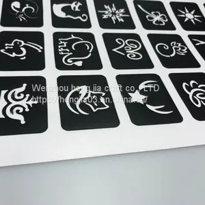 Waterproof Temporary Tattoo Sticker Black Disposable Hand Arm Girl Boy Body Sticker Tattoo Stencil For Tattoo Ink thumbnail-1