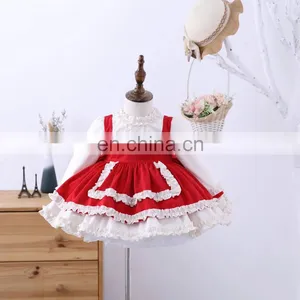 Kids Clothes Wholesale 2020 Girls Lolita Dress 3PCS Spanish Princess Dress Ball Princess Christmas Birthday thumbnail-4