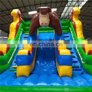 Best Price Commercial Inflatable Orangutan Slide Castle House, PVC Inflatable Slide Bouncer Castle For Adult and Kids thumbnail-4