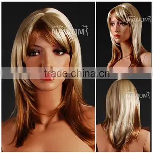 W3340 Wholesale Factory Price Brazilian Hair Full Lace Human Hair Wigs thumbnail-1