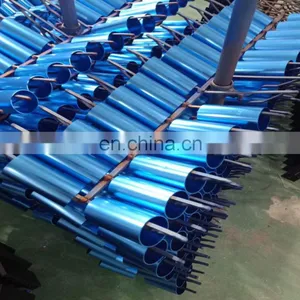 6063 t5 Aluminium Profile Anodised Factory / Blue Color Extruded Aluminium Profile / Aluminium Extrusion Tubes Square thumbnail-5
