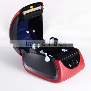 Cute Wine Red Two in One Lable and Receipt Low Cost Mini Printer thumbnail-2
