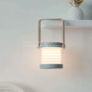 LED Multifunction Camping Travel Lantern Portable Foldable LED Desk Lamp Dimmer Flashlight thumbnail-1