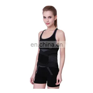 Health Care Warmth Blue And Black Waist Protection Fixed Belt Color Waist Protection Lumbar Back Massage Stretcher Apparatus thumbnail-1
