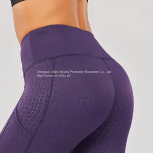 2021 Gym Wear Tight Crocodile Pattern Women Leggings Yoga Pants Workout Fitness Pants for Women thumbnail-2