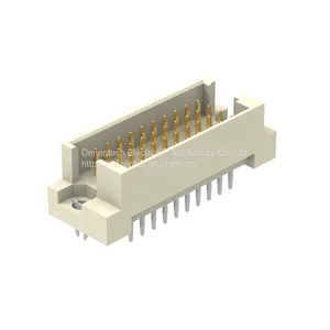 Denentech Explosion Product 2.54 * 2.54mm Pitch 4 Row Straight With Harpoon DIN 41612 Male Connector thumbnail-4
