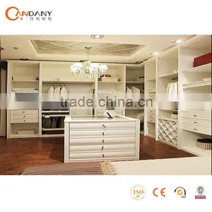 Classic Wooden Wardrobe , Wardrobe Cabinet Closet Sliding Doors thumbnail-1