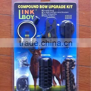 Linkboy BUPGRADE KIT COMPOUND BOW - STABILIZER OPTIC SIGHT ARROW REST Peep String6in1set thumbnail-3
