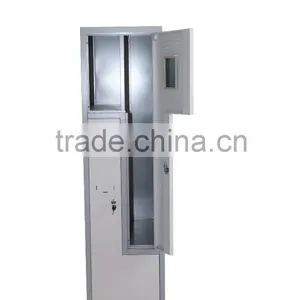 (DL-SL1) Colorful Customized Commercial Office Furniture Z Shape Steel Locker, L Shape Metal Locker, Slant Steel Locker thumbnail-2