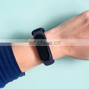 2021 Multiple Colors Silicone Wrist Band Accessories M3 M4 M5 Replacement Band Strap For Xiaomi Mi Band 3 4 5 Strap thumbnail-4
