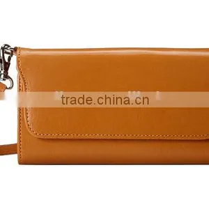 Waxy Cow Leather Hobo Sling Shoulder Bag Leather Crossbody Handbag Clutch Wallet Bag for Women thumbnail-2