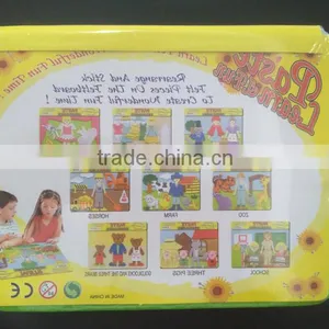China Supplier Innovative Products Games for Girls Dress up New Intelligent ToyFelt Fabric Arts & Crafts Puzzle Jigsaw thumbnail-5