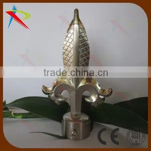 Sword Shape 28mm Curtain Pole Finial thumbnail-3