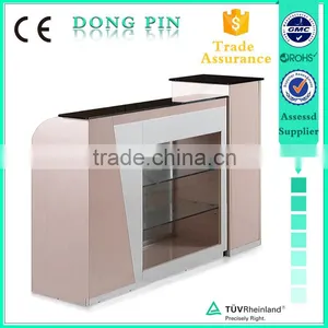Small Size Modern Rectangle Shape White Reception Desk thumbnail-1