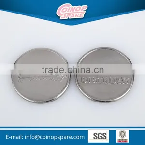 Creative Design High Quality RoHS Gold, Silver Vending Game Machine Token thumbnail-3