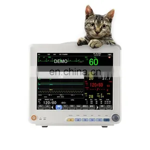 Portable 12.1 Inch Multiparameter Portable Vet Animal Vital Sign Clinic Monitors for Veterinary thumbnail-4