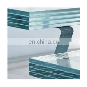 2021 Manufacturer Low Price Quality White Window Pvb Reflective Three Layer Tempered Laminated Glass thumbnail-1