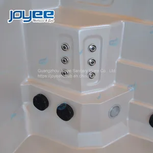 JOYEE Factory Fiberglass Acrylic Pool Swim Massage Spa Hot Tub 3 Person Exercise Swimming Pool For Sale thumbnail-5