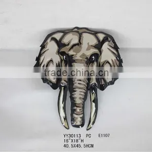 Vintage Elephant Design Metal Wall Decor thumbnail-1