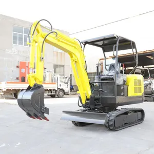 Building Construction New Model 2.3 Ton Mini Track Type Crawler Excavator Powerful Diesel Engine Mini Excavator thumbnail-1